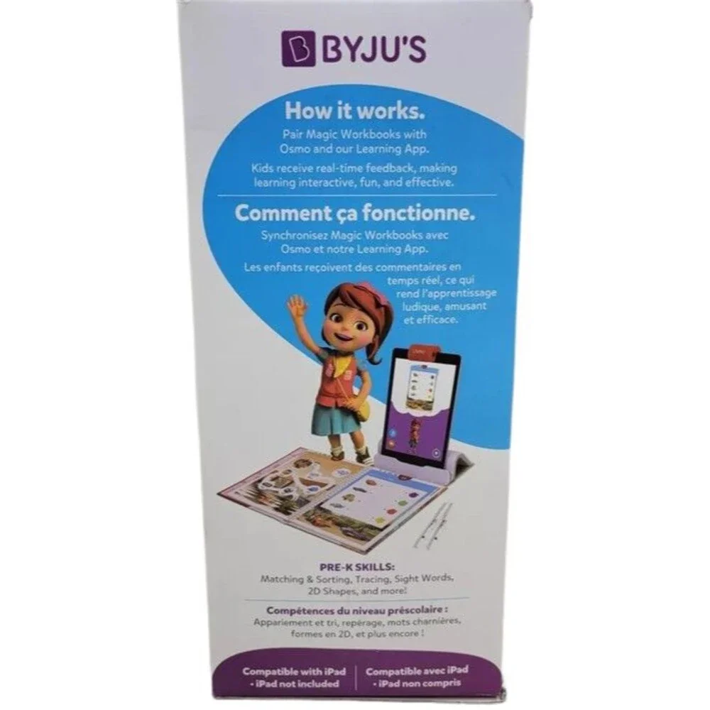 BYJUS Learning Kit: Disney Pre K Introductory Edition Preschool Workbooks, *New